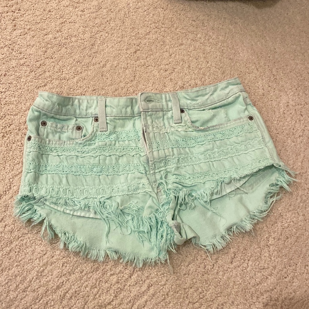 Mint Colored Shorts